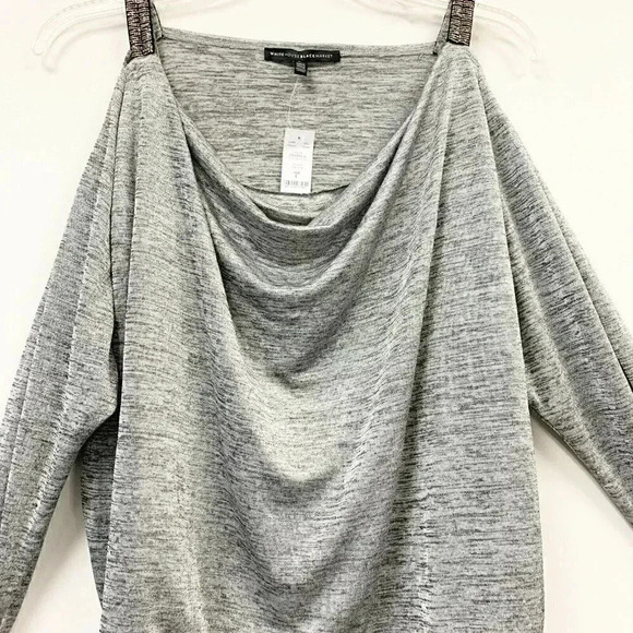 WHBM Embellished Cold Shoulder Jersey Dress NEW! - Picture 5 of 8